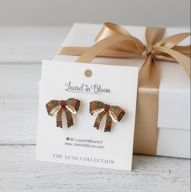 Harvest Bow Celebration Earrings