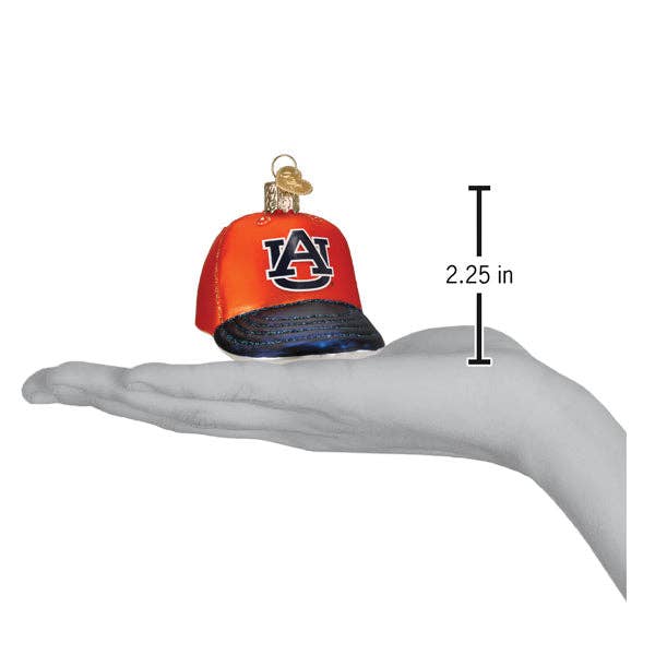 Auburn Baseball Cap Ornament  Old World Christmas