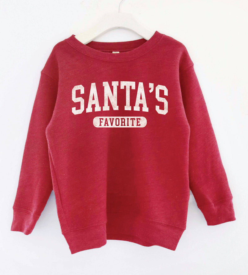 SANTA'S FAVORITE Toddler Unisex Graphic Sweatshirt
