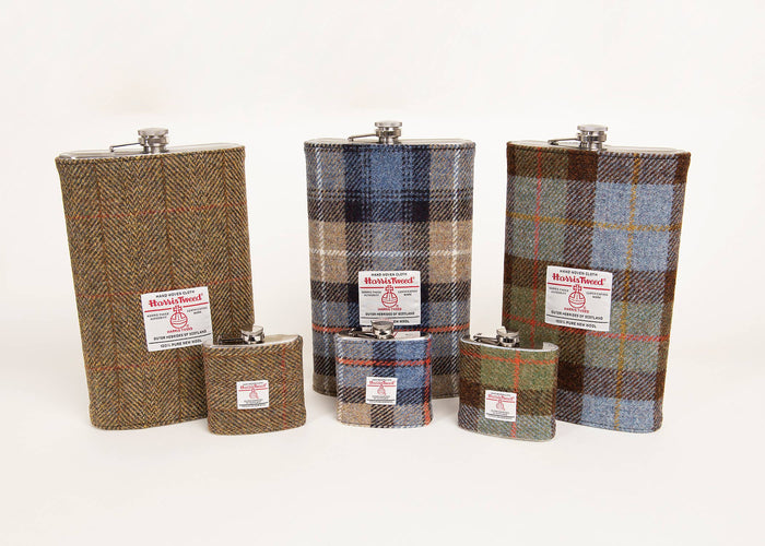 Novelty Gigantic Harris Tweed Hip Flask 64oz