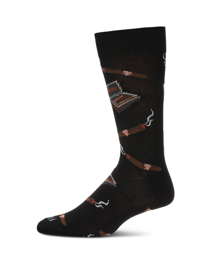 Smoker's Delight Cigar Men's Socks