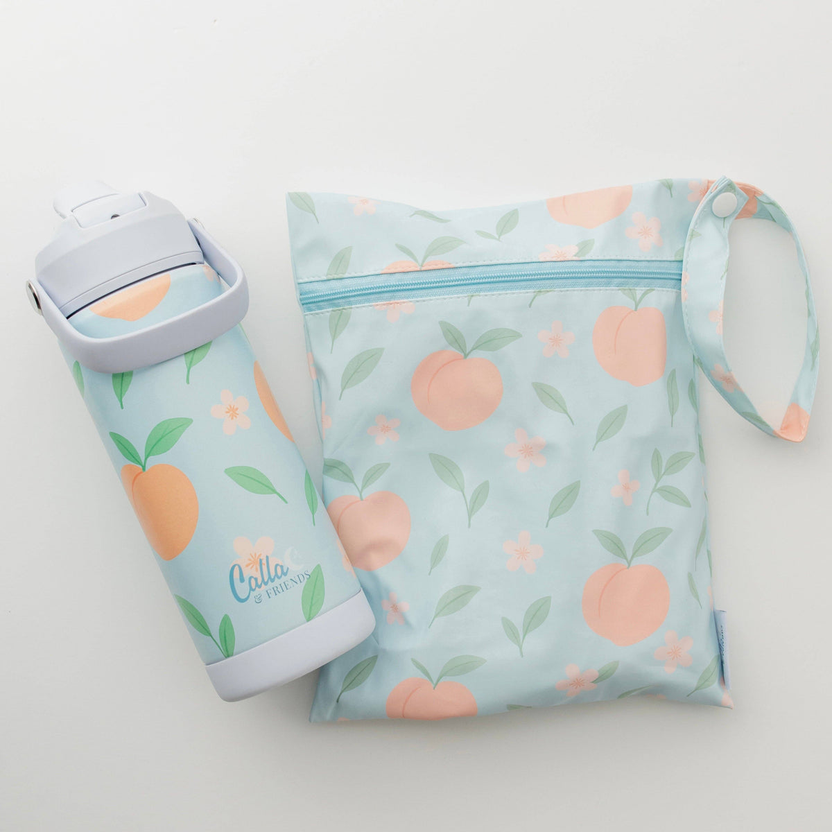 The Grayson Long Sleeve Bib - Peach Blossom