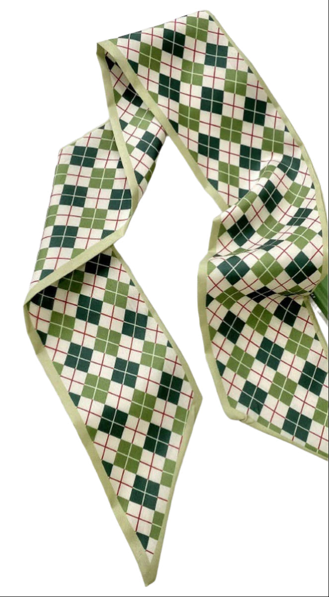 Twilly Scarf - Greens