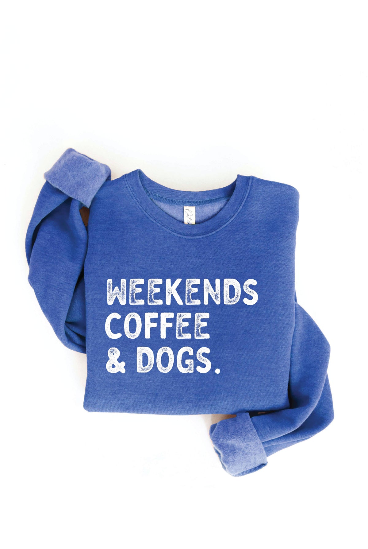 WEEKENDS COFFEE AND DOGS Graphic Sweatshirt