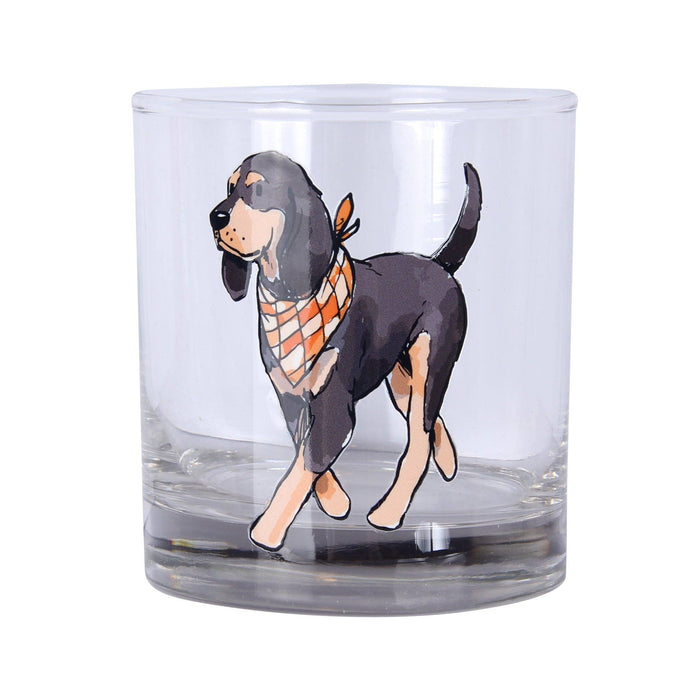 Walking Coonhound Rocks Glass