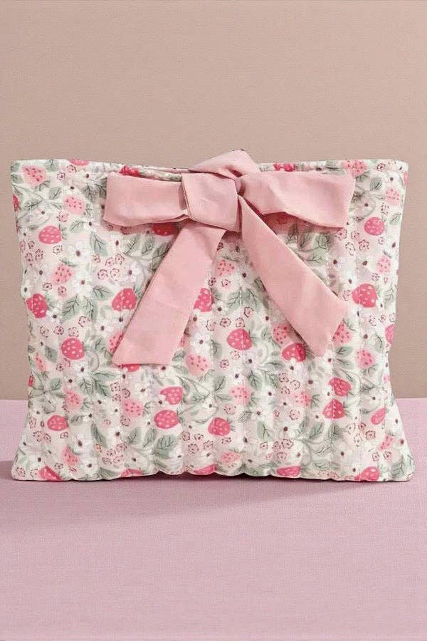 Strawberry Floral Bible Cover