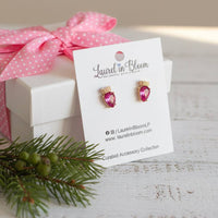 Retro Christmas Bulbs Holiday Earrings