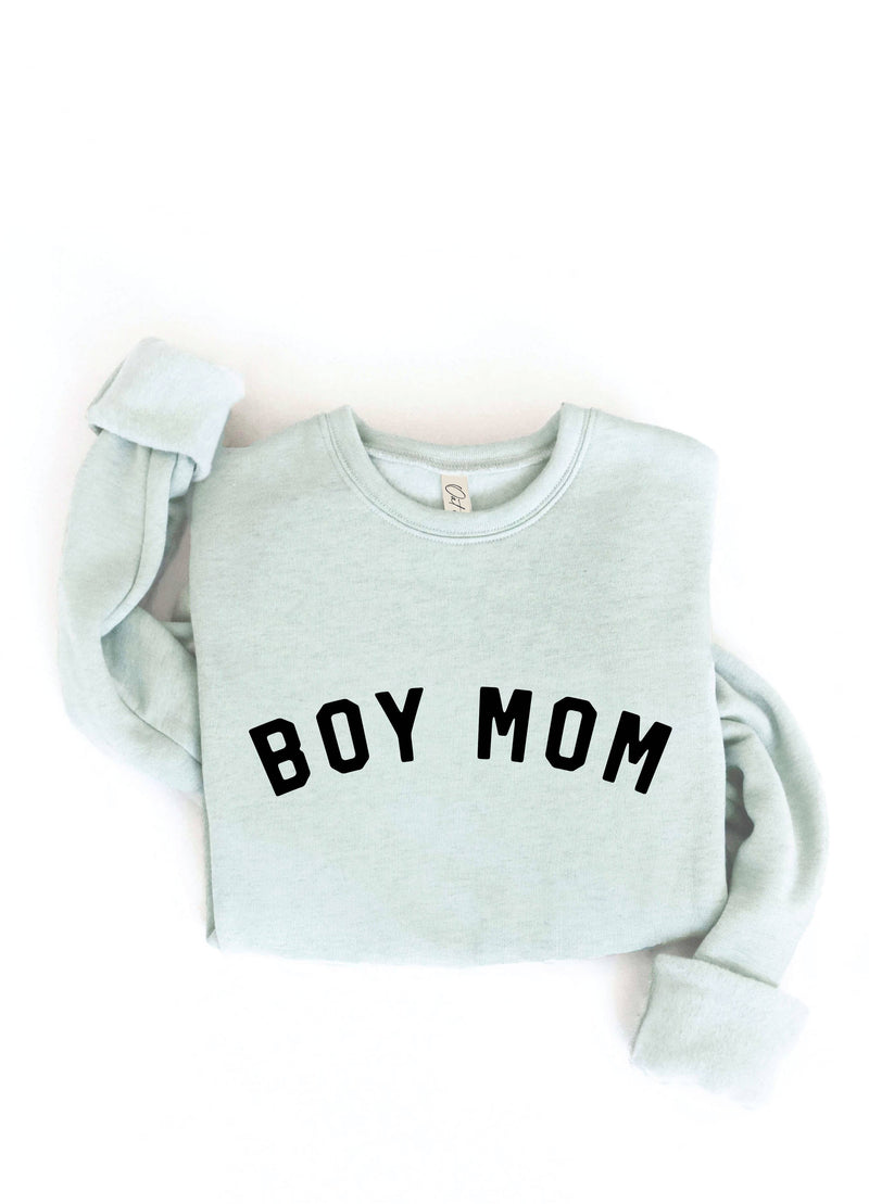 BOY MOM Graphic Sweatshirt