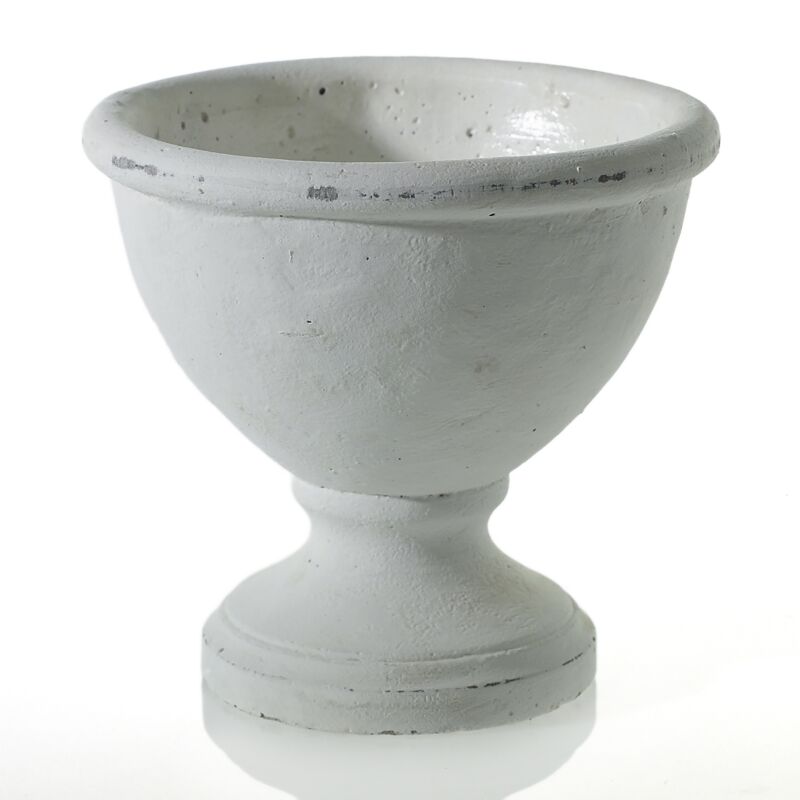 White Resin Compote Bowl