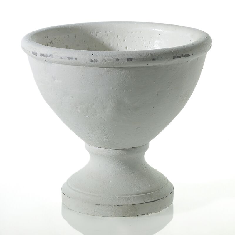White Resin Compote Bowl