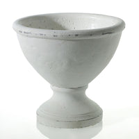White Resin Compote Bowl