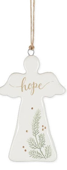 Angel Shape Message Ornament