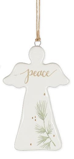 Angel Shape Message Ornament