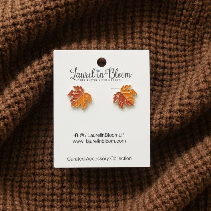 Maple Leaf Sunset Earrings