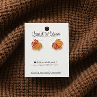 Maple Leaf Sunset Earrings