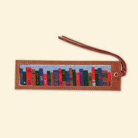 Needlepoint Kit - The Plot Thickens (Leather Bookmark)