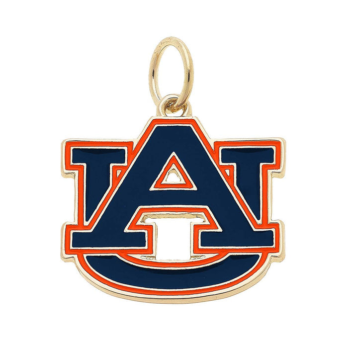 Auburn Tigers Enamel Logo Charm