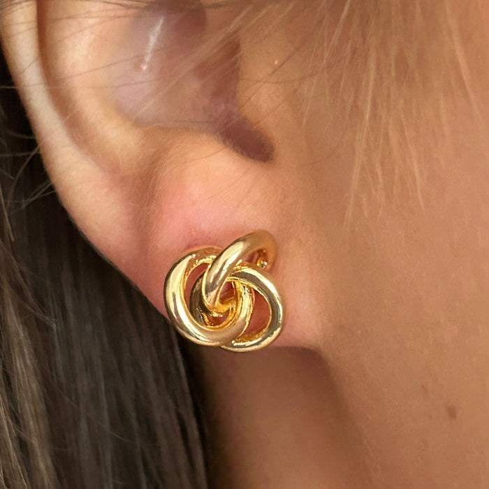 Knotted Stud Earrings