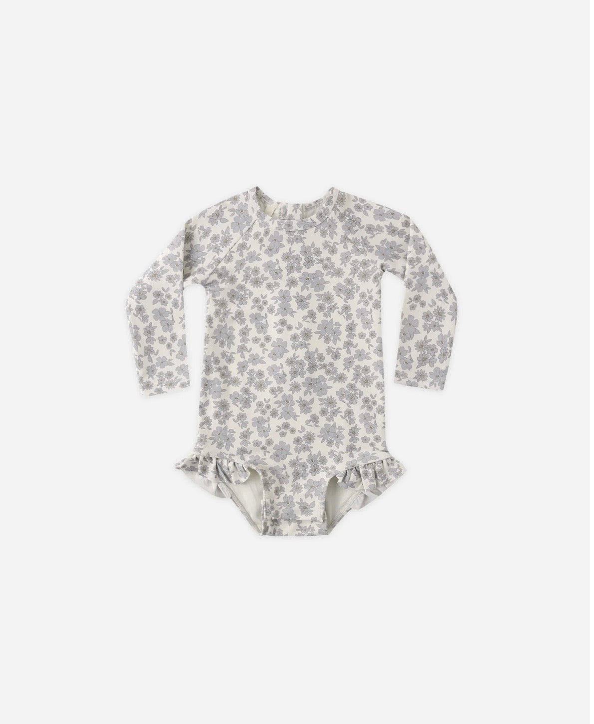 Olivia Rashguard One-Piece || Blue Floral