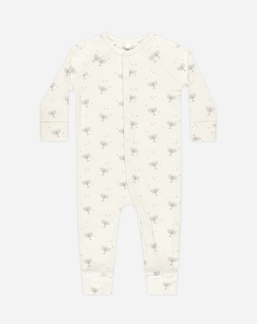 Organic Long John Pajamas | Hanukkah