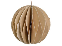 Paper Foldable Ball w/Magnet - Brown