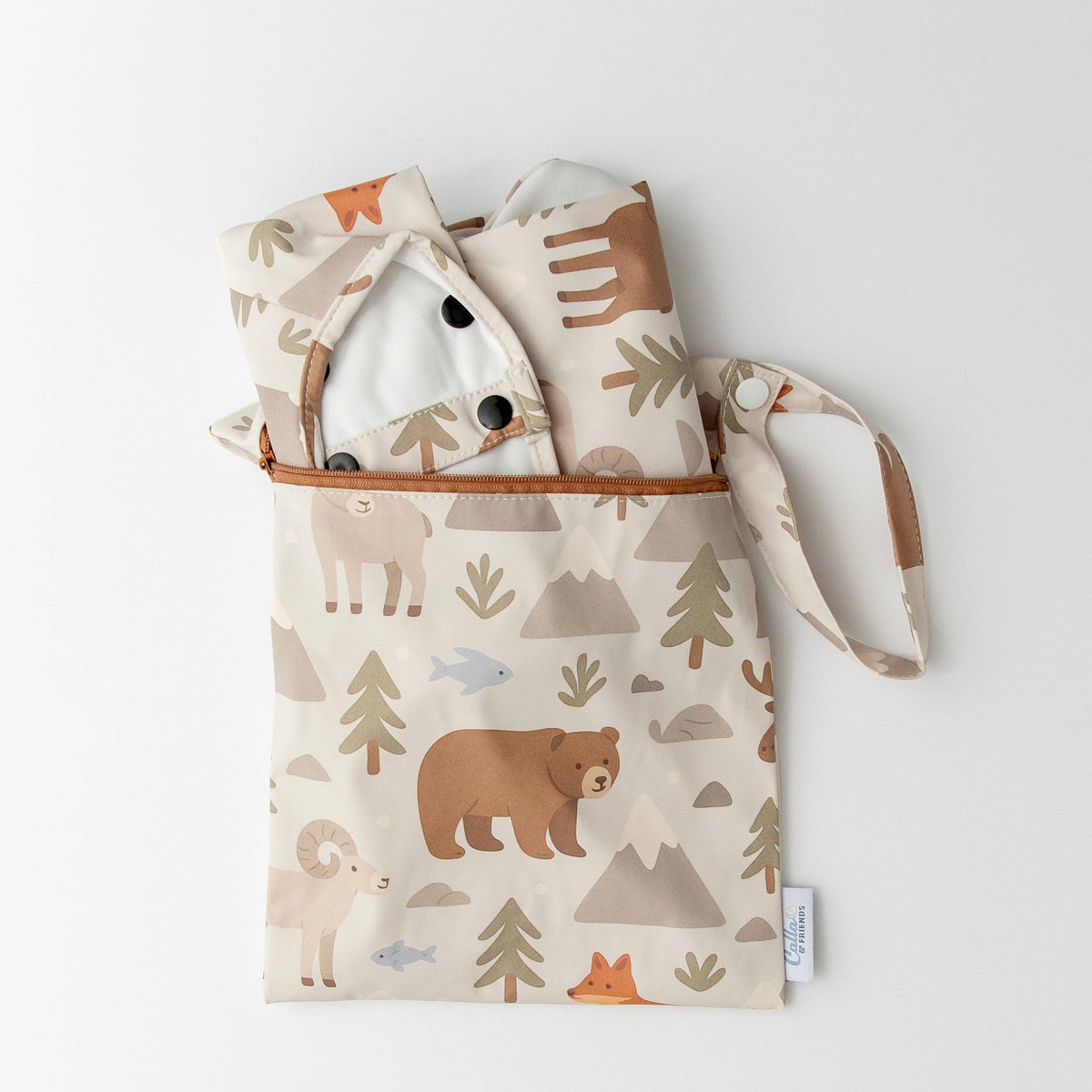 The Grayson Long Sleeve Bib - Woodland Pines
