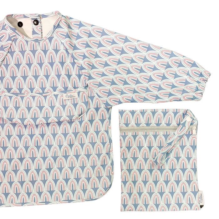 The Grayson Long Sleeve Bib - Rainbow