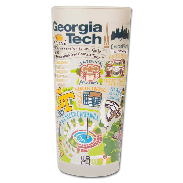 Georgia Tech Collegiate Drinking Glass