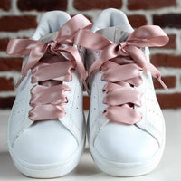 Pink Satin Laces