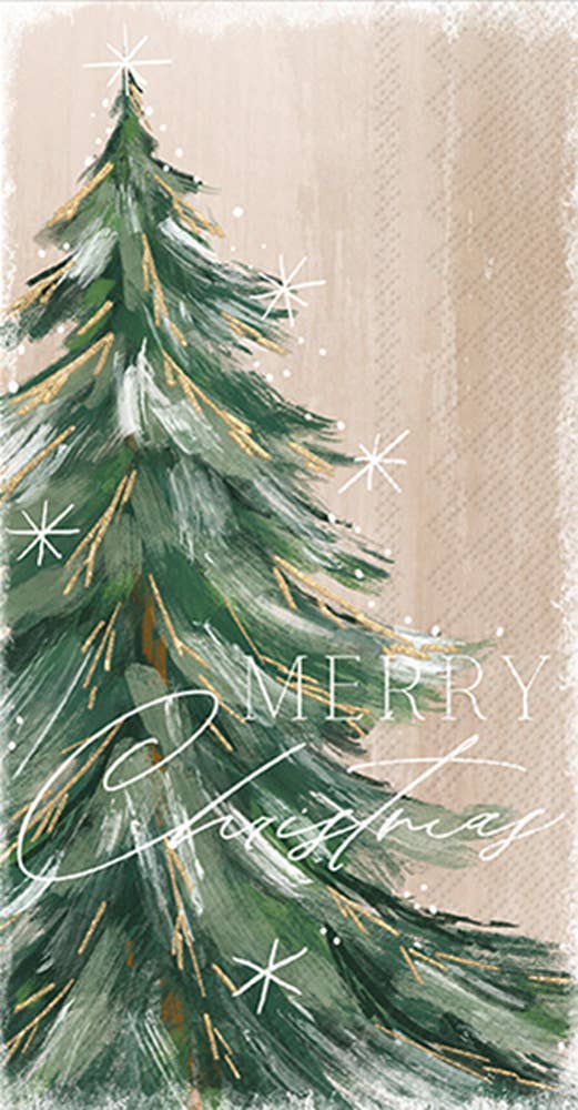 Paper Napkins - Gilded Painterly Tree