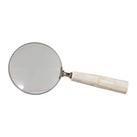 Ivory Resin Magnifying Glass, 9 in.