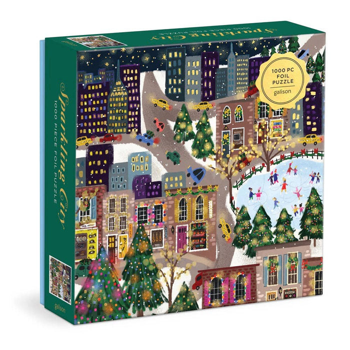 Sparkling City Puzzle - 1000 Piece Foil Puzzle