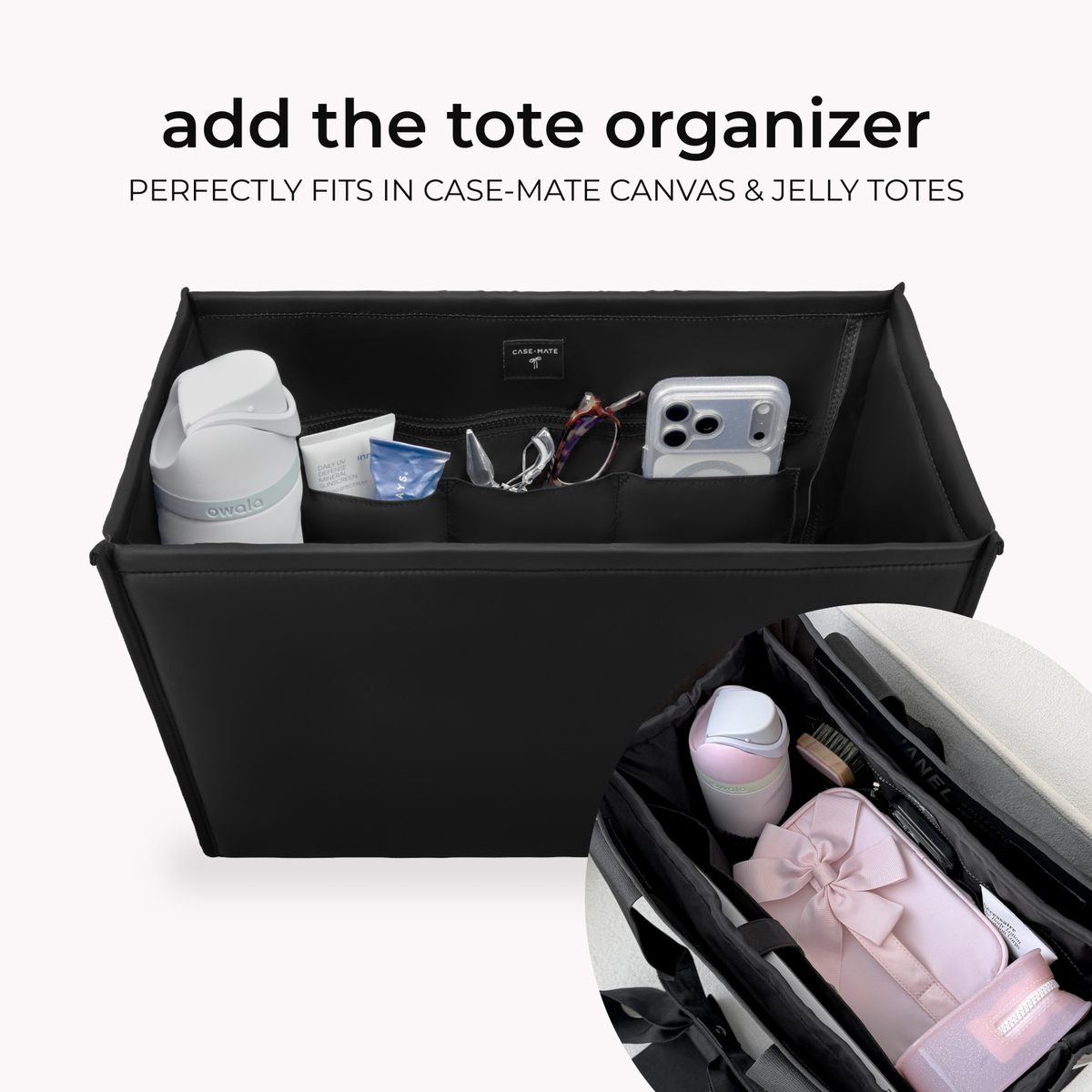 Case-Mate Tortoiseshell Bow Jelly Tote Bag