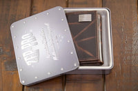 Georgia Bulldogs Men's Collegiate Trifold Leather Wallet.