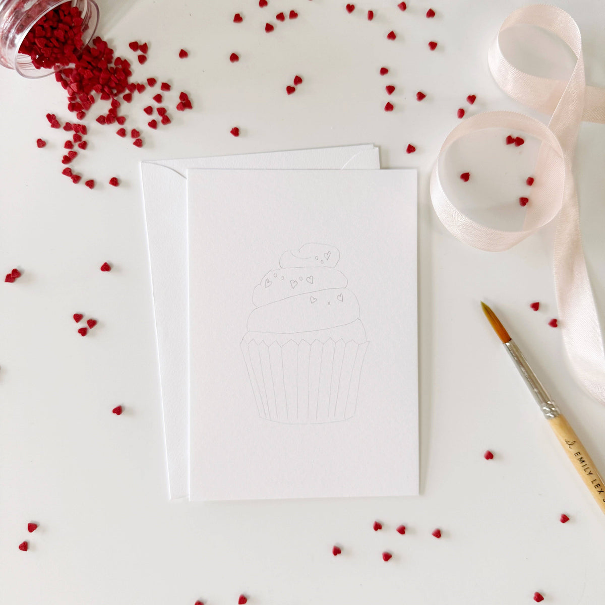 Sweet Treats Paintable Valentines