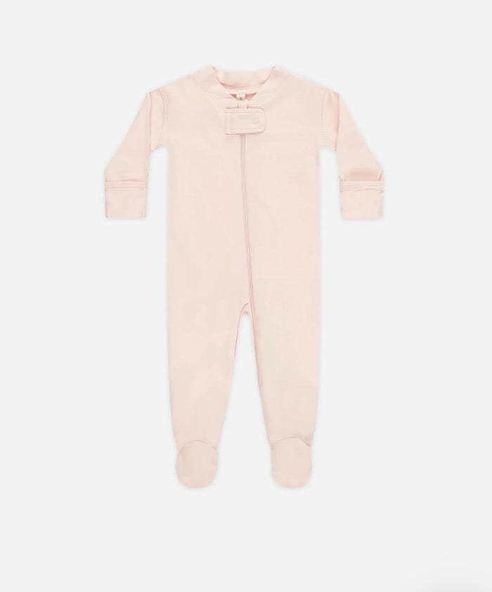Zip Long Sleeve Sleeper Footie || Petal