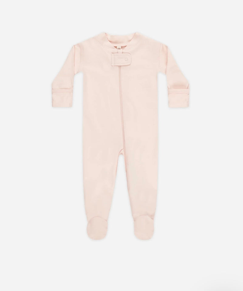Zip Long Sleeve Sleeper Footie || Petal
