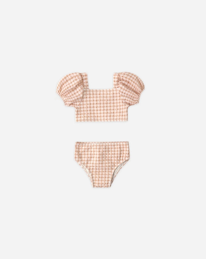 Zippy Two-Piece - Melon Check