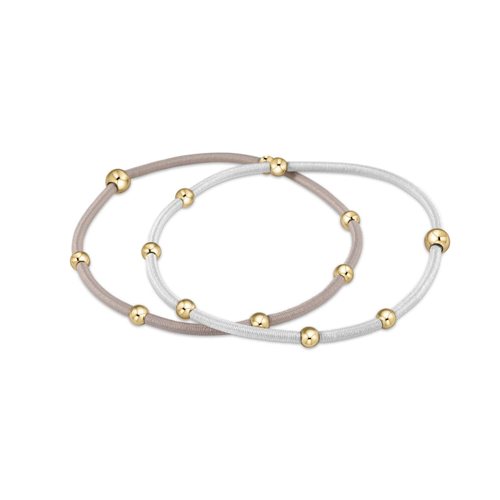 "e"ssentials bracelet stack of 2