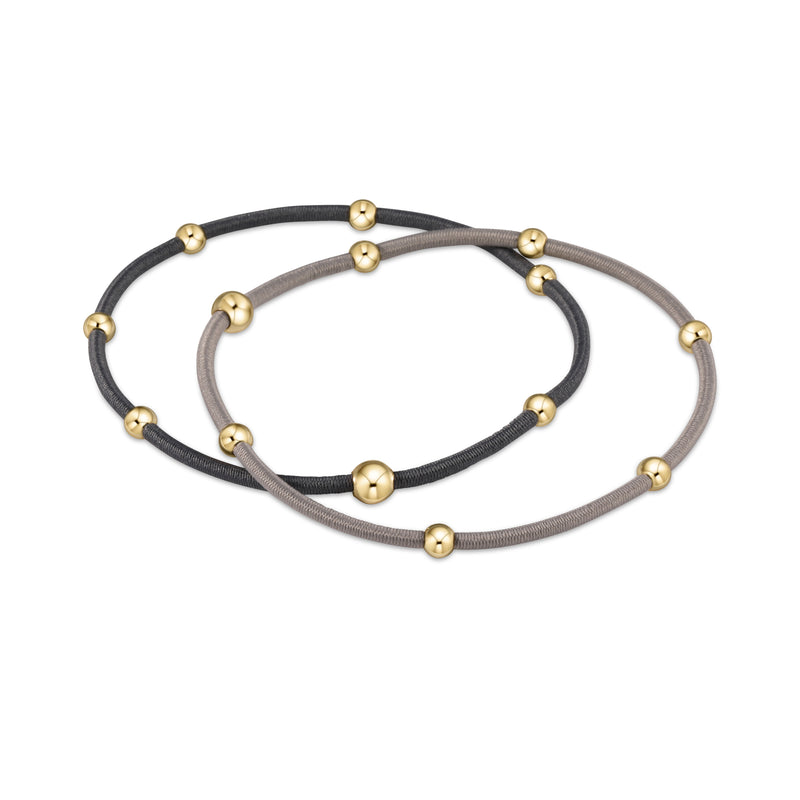 "e"ssentials bracelet stack of 2