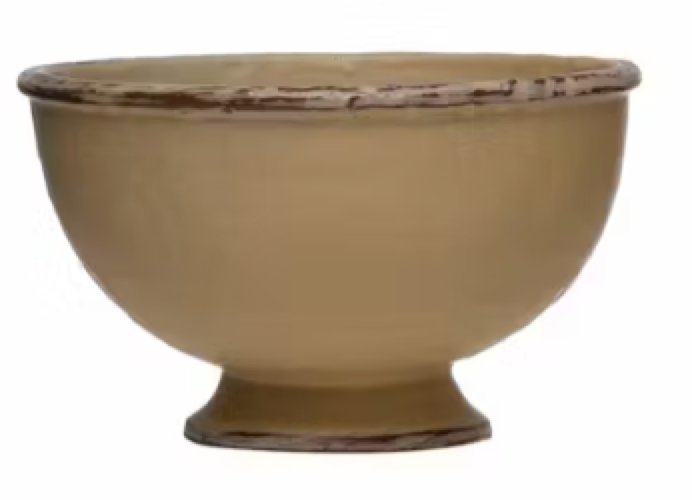 Stoneware Footed Bowl