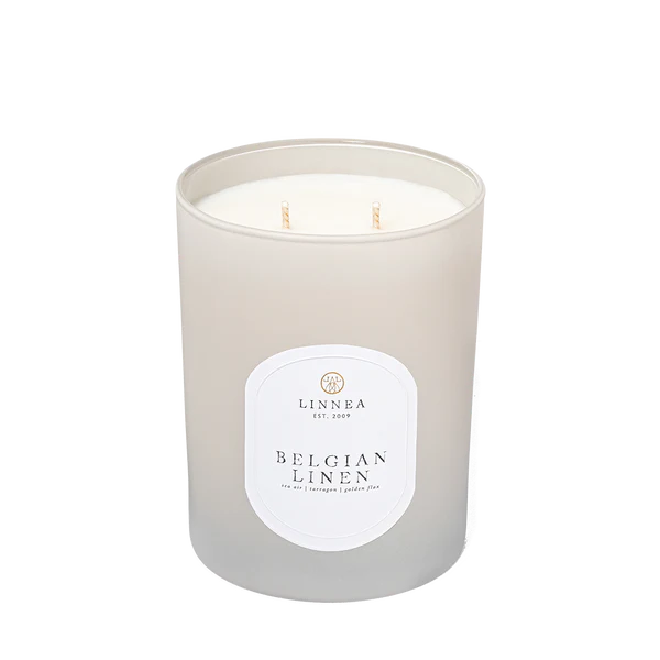 Two-Wick Candle - Belgian Linen