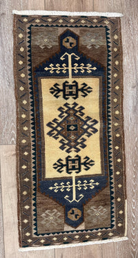 Vintage Turkish Rug - Hand-Knotted