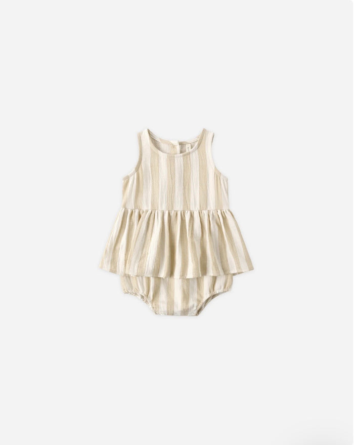 Skirted Tank Romper - Summer Stripe