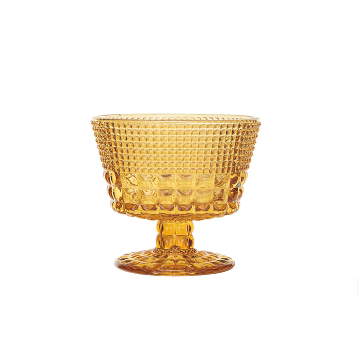 Embossed Stemmed Coupe Glass