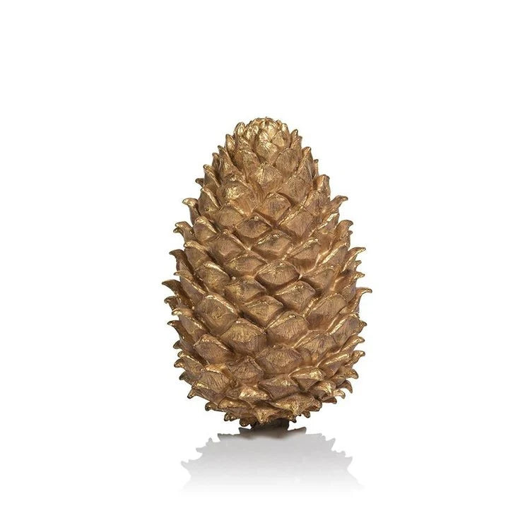 10.5" Golden Decorative Pine Cone