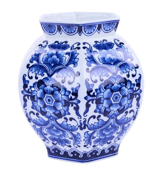 Blue and White Porcelain Ginger Jar