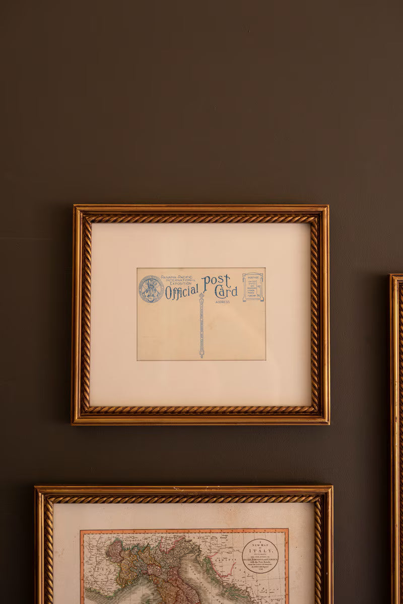 Mixed Framed European Gallery Wall Prints under Glass