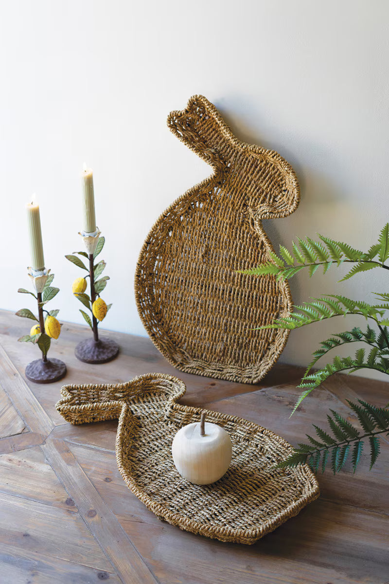 Woven Vine Rabbit Tray