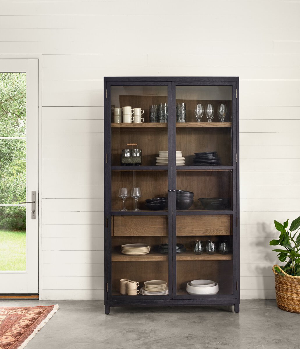 Mills Cabinet - Drifted Matte Black